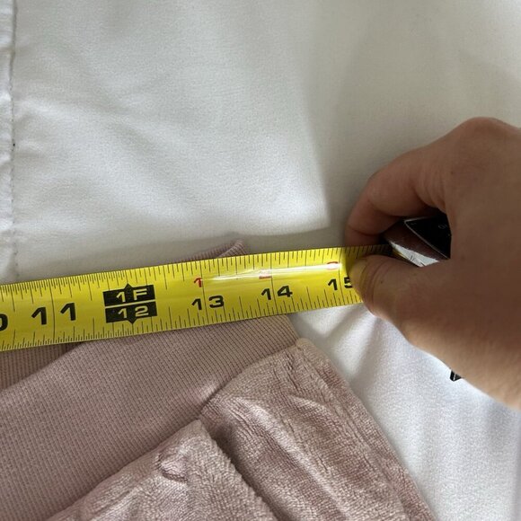 Victoria's Secret VS Velour Long Sleeve Tulip Back Top Bottoms Womens Medium - Picture 10 of 12